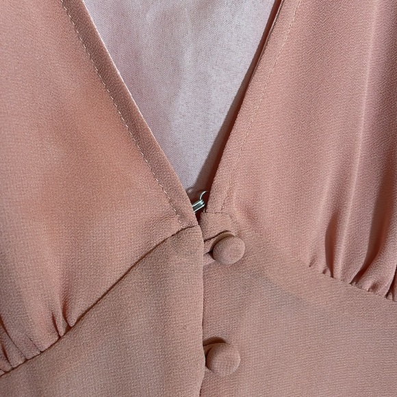 Forever 21 Plus Size Peachy Rose Pink Dress 3X #457 - Picture 5 of 12